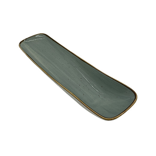 Csm Square Baking Serving Tray 7Inc - Duck Egg With Brown Rim (1 pcs) product image