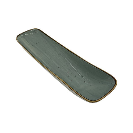 Csm Square Baking Serving Tray 7Inc - Duck Egg With Brown Rim (1 pcs) product image