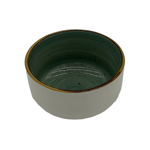Csm Small Bowl 3.5Inc - Green With Brown Rim (1 pcs) product image