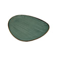 Csm Pebble Plate 10Inc - Green With Brown Rim (1 pcs) product image