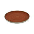 Csm Round Dinner Plate 10Inc - Orange With Brown Rim (1 pcs) product image