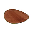 Csm Pebble Side Plate 10Inc - Orange With Brown Rim (1 pcs) product image