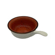 Csm Serving Bowl With Handle 4Inc - Orange With Brown Rim (1 pcs) product image