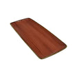 Csm Rectangular Side Plate 12Inc - Orange With Brown Rim (1 pcs) product image