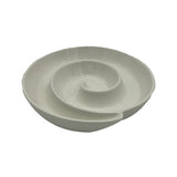 Csm Porcelain Swirl Serving Platter White (1 pcs) product image