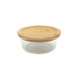 Csm Oven Glass With Bamboo Lid Round Crisper 400ml product image