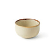 Csm Round Serving Bowl 3.5''''- Stone Brown Rim product image