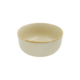 Csm Round Deep Soup Bowl 6'' - Stone -Brown Rim product image