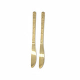 Csm Danny Home Gold Textured 2 Dinner Knife product image