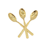 Csm Danny Home Gold Textured 6 Dessert Spoon product image