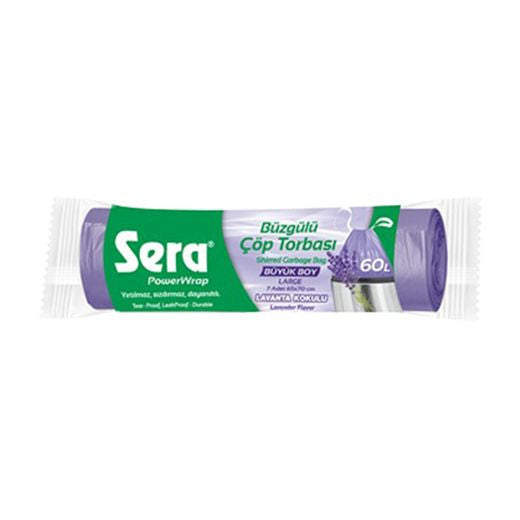 Sera Bin Bags Lavender 60L 25x7pcs