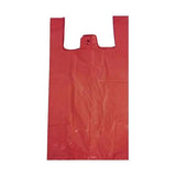 Bb S4 Red (11X17X21) Vest Carriers Bag - 25Micron (100 pcs) wholesale product image