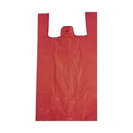 Bb S5 Red (13X19X23) Vest Carriers Bag 26Micron (100 pcs) product image