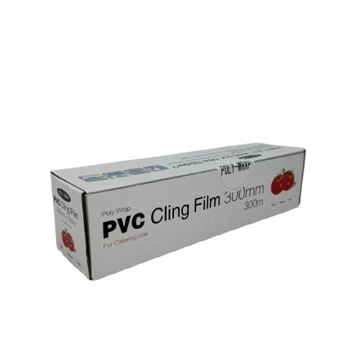 300mm x 300m MAJESTIC LARGE CATERING CLING FILM POLY-WRAP" -- PVC"