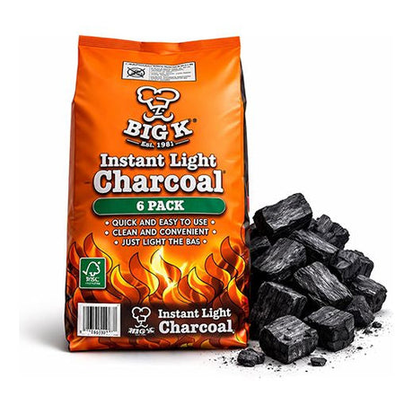 Big K Instant Light Charcoal 6 Packs Fsc 100% (6 pcs) product image