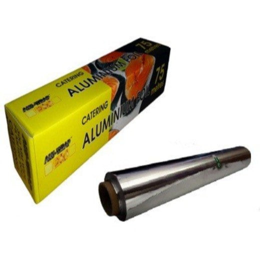 300X 5M Majestic Retail Kitchen Foil Rolls Alu-Wrapincinc 12Pcs/Rolls