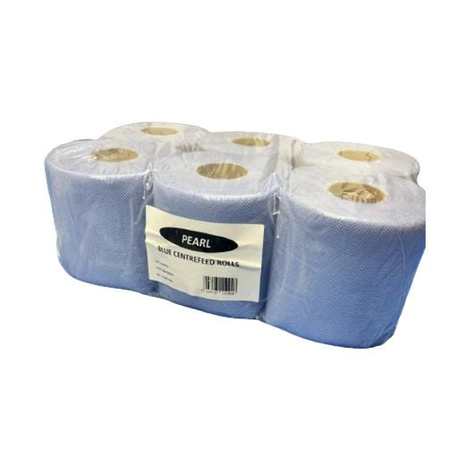 Pearl Blue Centrefeed Rolls Pearlinc 60Mx6Rollsinc 170X75M(6Rol