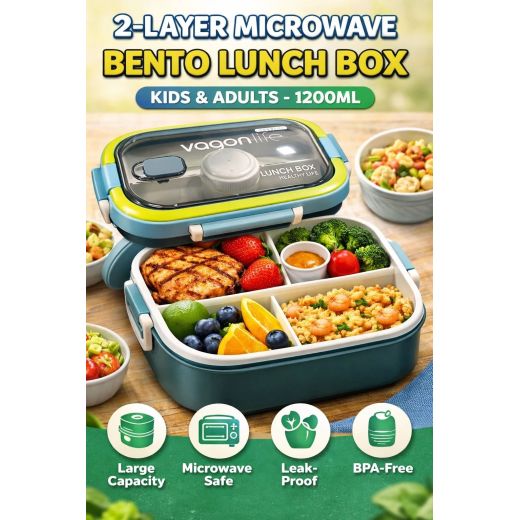 Vagon Life Lunch Box With Cutlery (Vgn6780) (1.1L) product image