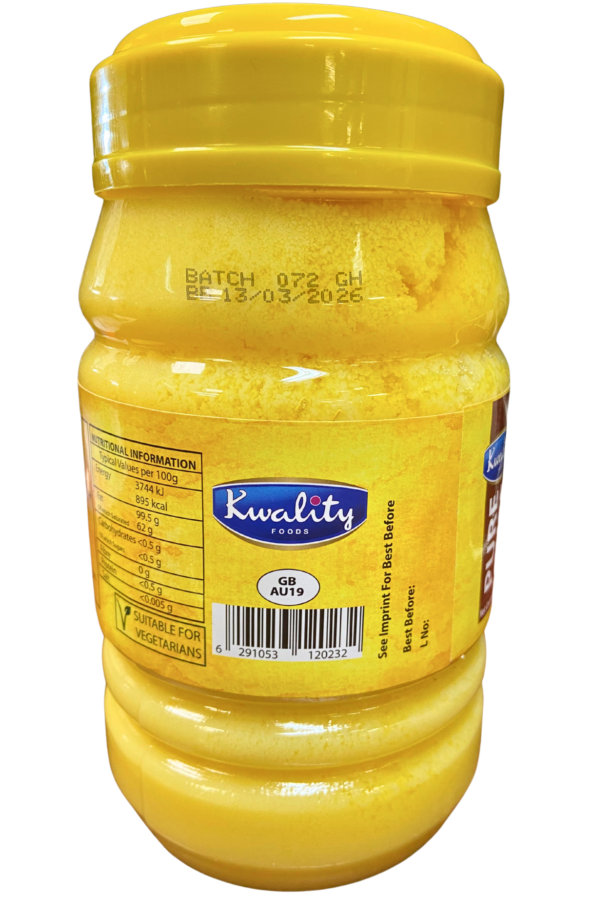 Kwality Pure Ghee 1LT X6