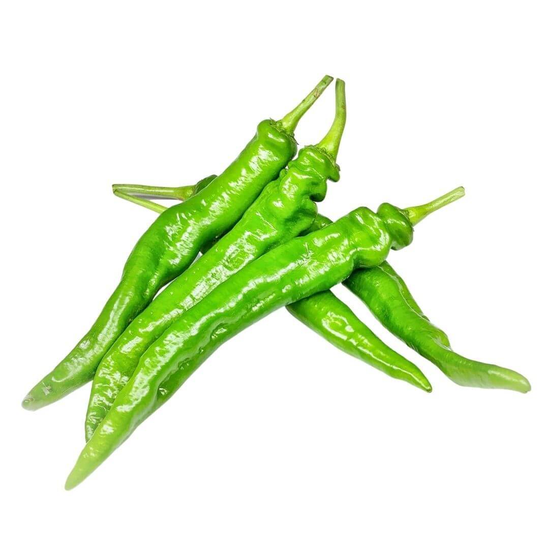 Long Hot Green Chili Pepper (Turkey) 15x400g Prepack