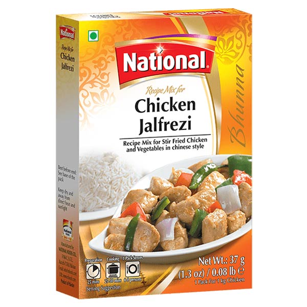 National Chicken Jalfrezi (6x37G) - Aytac Foods Wholesale