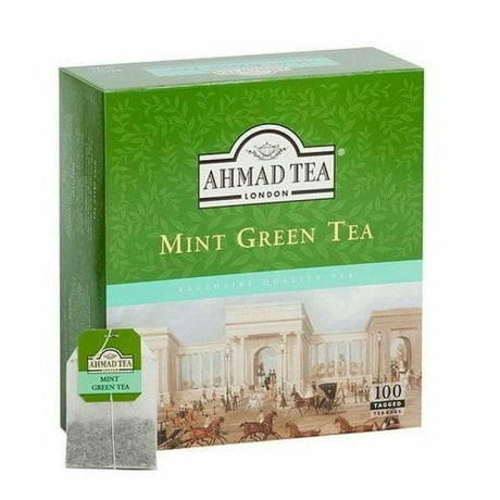 Ahmad Tea Bag Mint Green Tea 100 bags