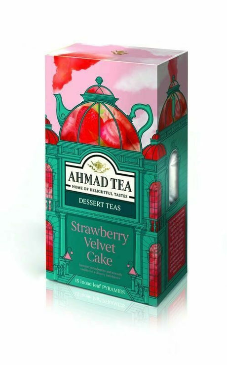 Ahmad Tea Pyramid Tb Strawberry Velvet Cake 15 bags