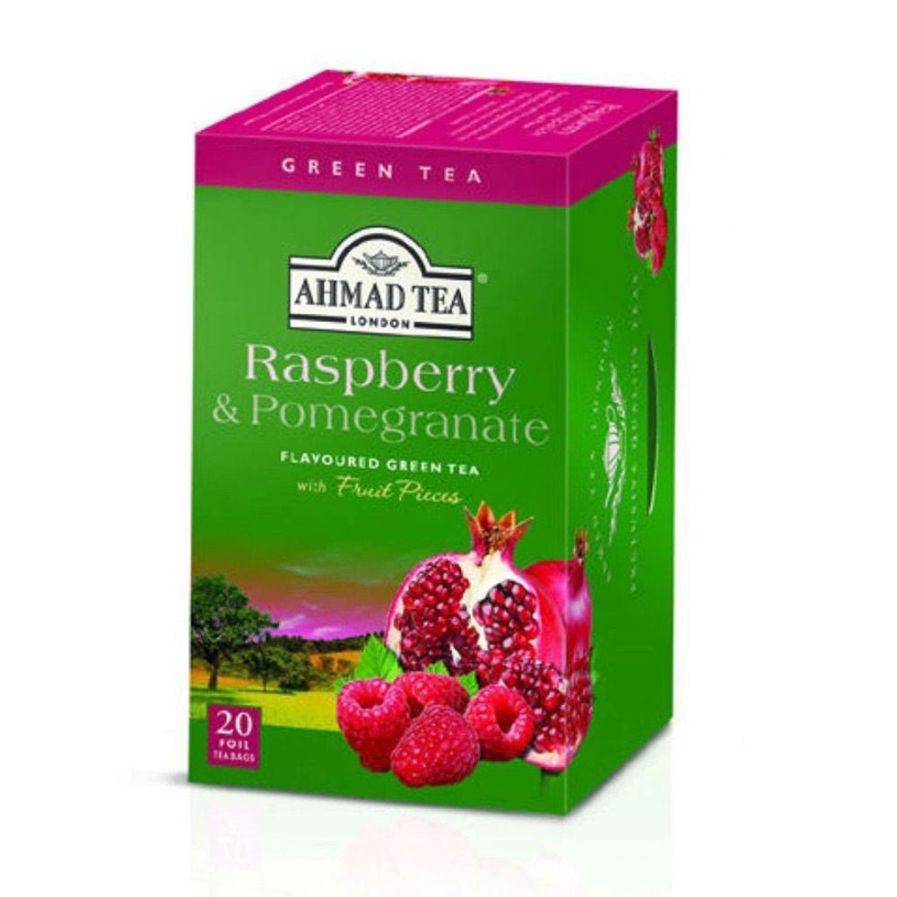 German Raspberry Tea Bag Ahmad Tea Raspberry & Pomegranate Tea Bags 40Gx6 – Aytac Foods Wholesale
