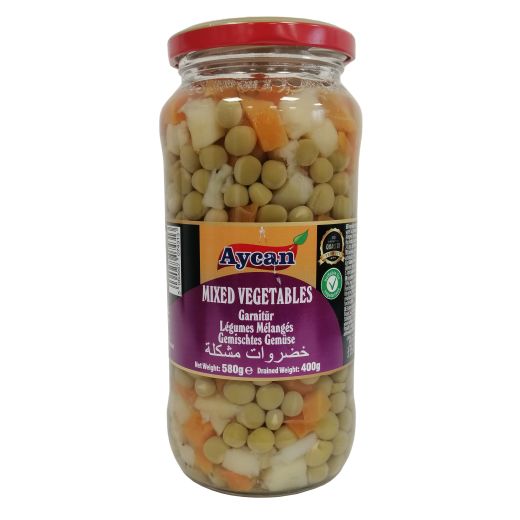 Aycan Tr Greenpeas  Potatoes & Carrots Jar 580G