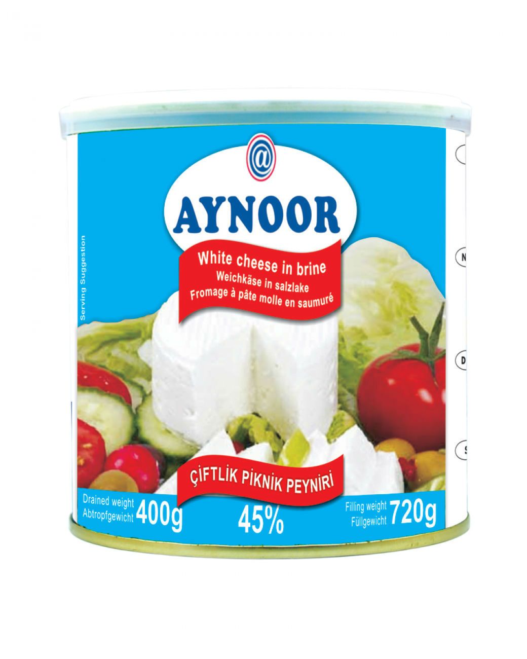 Aynoor Feta Cheese %45 400G