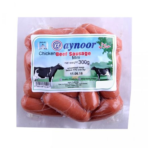 Aynoor Mini Beef Sausage 300G