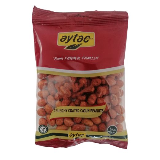 Aytac Crunchy Coated Cajun Peanuts 140G