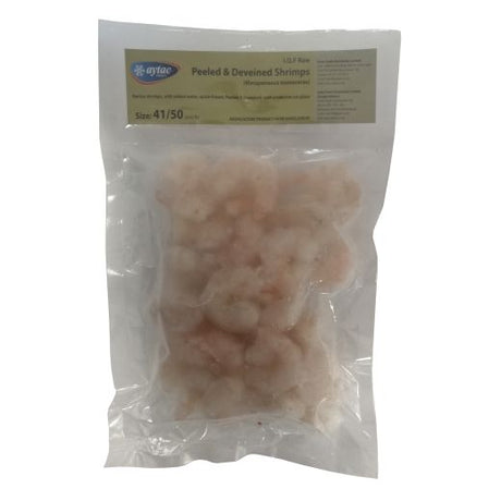 Aytac Frozen Iqf Raw&Peeled Prawn 41/50 Size 400G