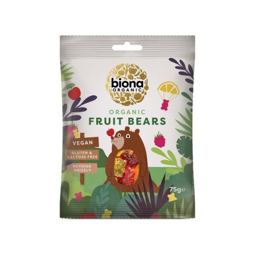 Biona Mini Fruit Bears -Organic - 75Gr