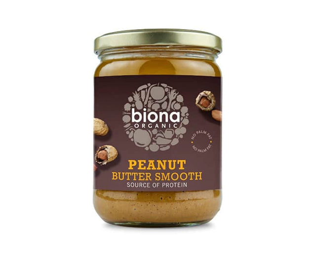 Biona Organic Peanut Butter Smooth 500G