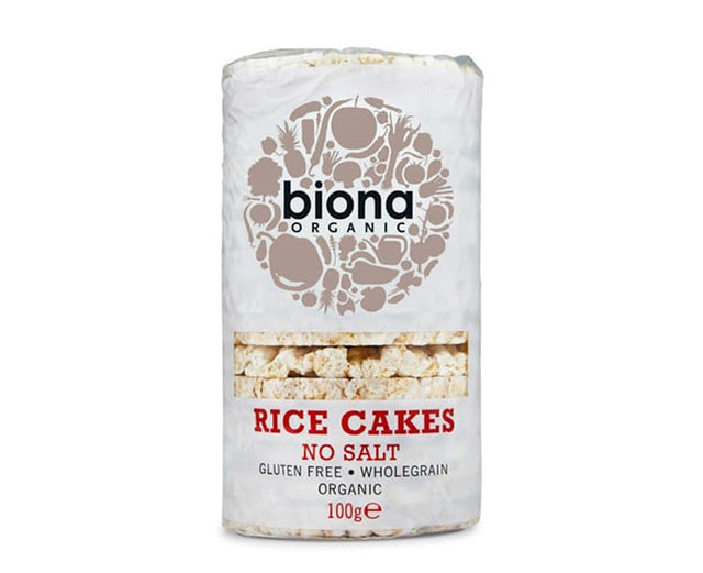 Biona Organic Rice Cakes, No Salt 100G