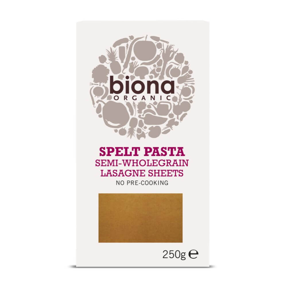 Biona Organic Spelt Lasagne 250G