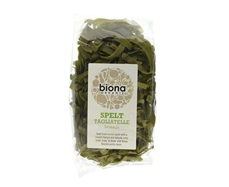 Biona Organic Spelt Spinach Artisan Tagliatelle Rolled 250G
