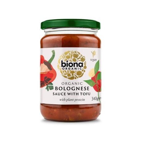 Biona Tofu Bolognese Pasta Sauce Vegan Organic - 340Gr