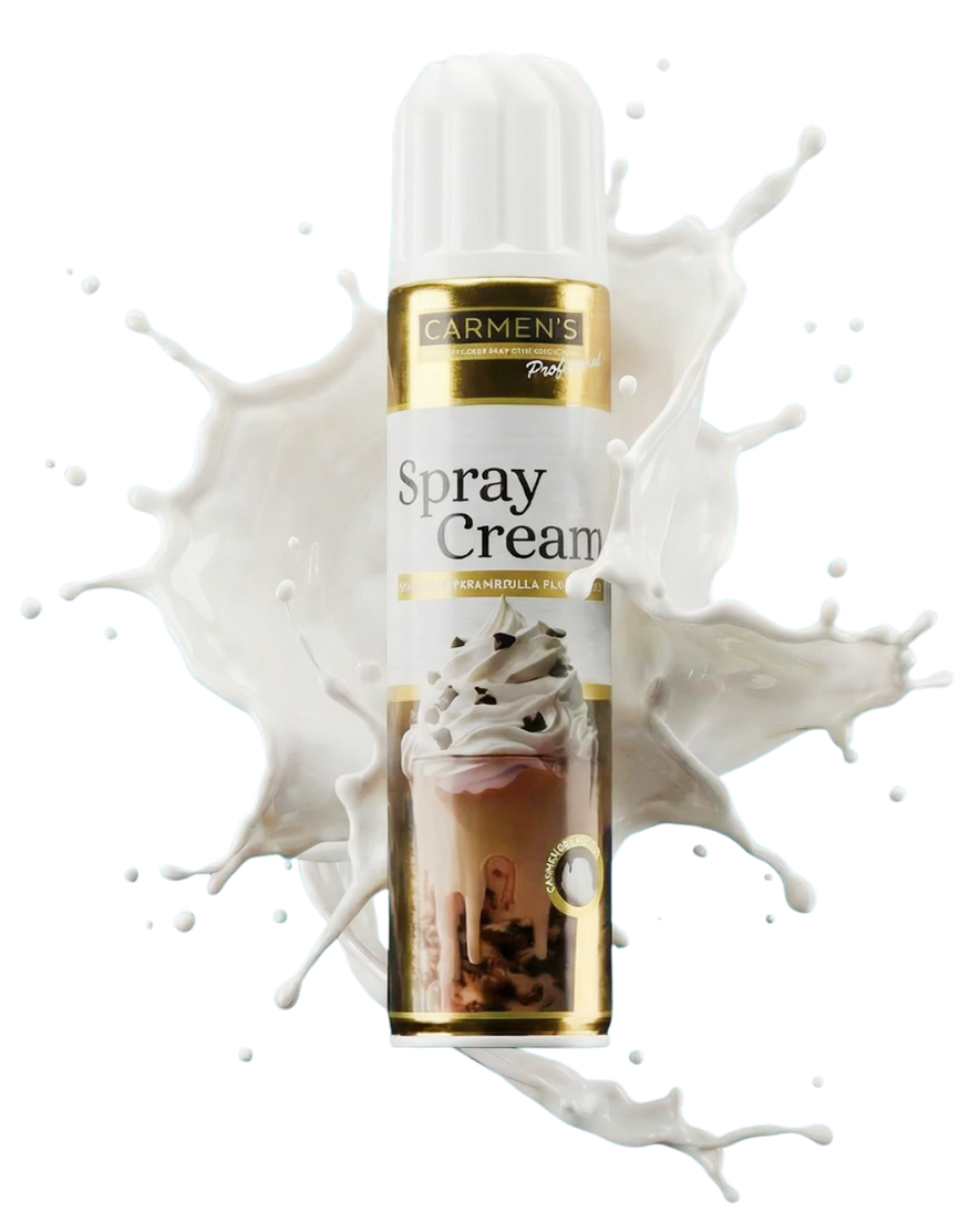 Carmen's Premium Aerosol Whipped Cream 500g x 9 Pack