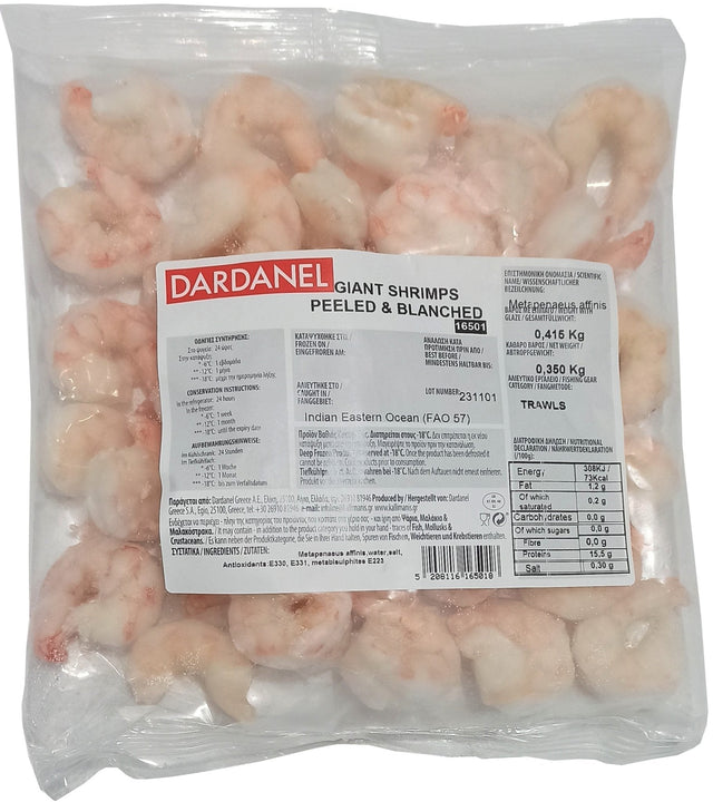 Dardanel Giant Shrimps Peeled & Blanched 415G