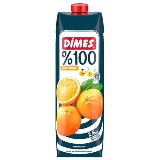 Dimes %100 Orange Fruit Juice 1000ml