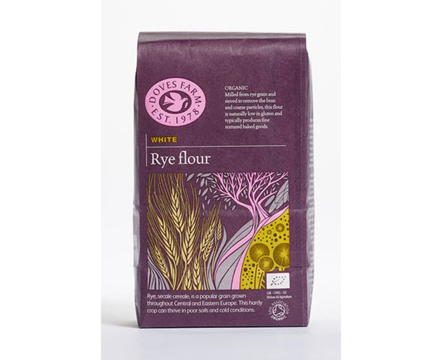 Doves Farm Organic White Rye Flour 1KG