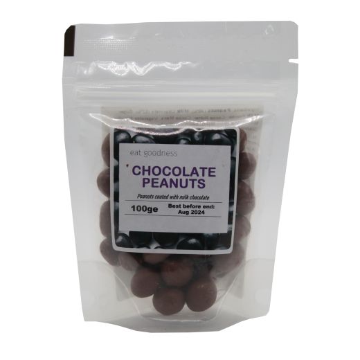 Eat Goodness Milk Chocolate Coated Peanuts - 100GR