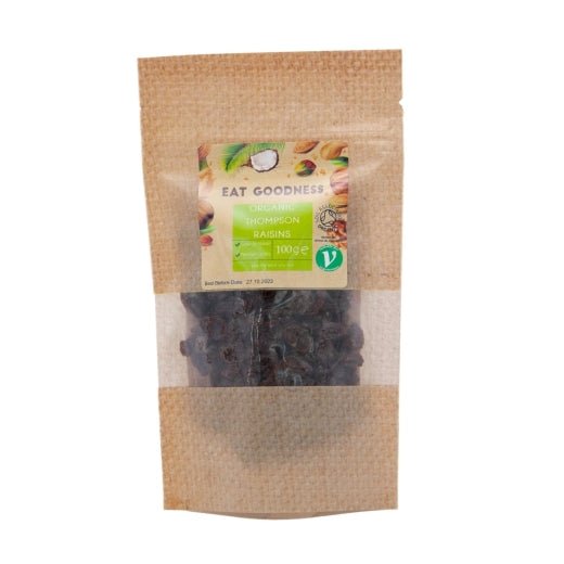 Eat Goodness Organic Thompson Raisins - 100GR