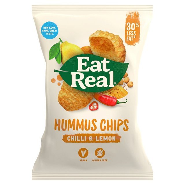 Eat Real Hummus Chilli & Lemon Chips 135G