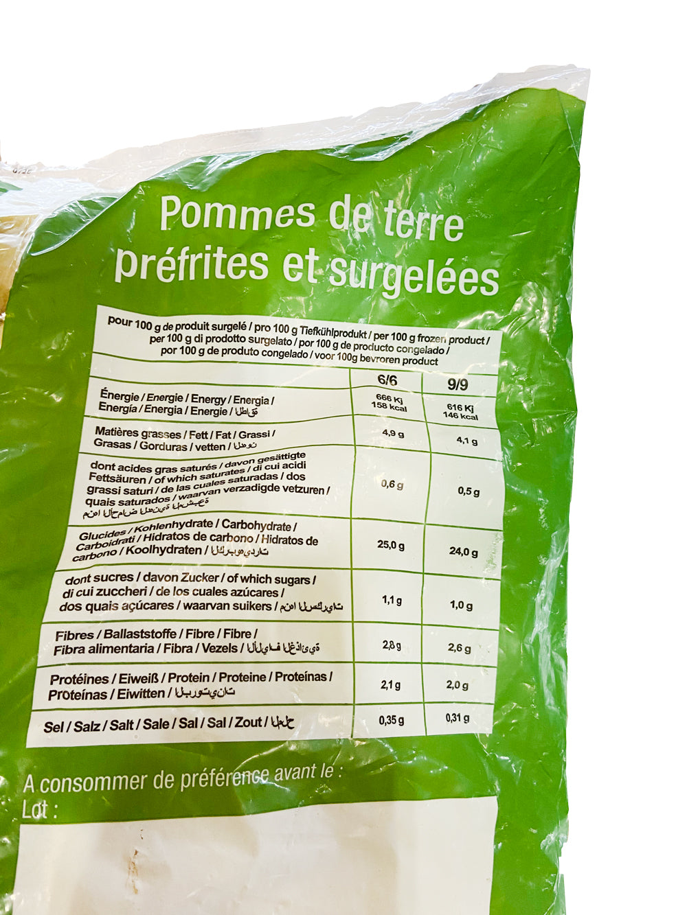 Ekin Super Crunchy Coated Fries 9mm Cut 2.5kg (Green Bag, Pack of 4)