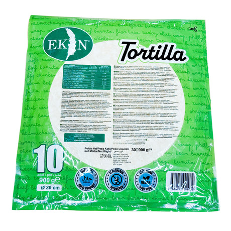 Ekin Tortilla Wrap Bread 30cm 900G 10PCS