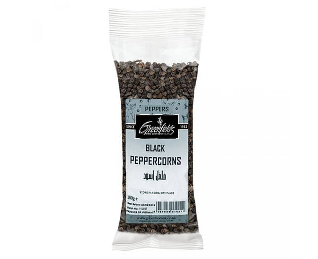 Greenfields Black Peppercorns 75G