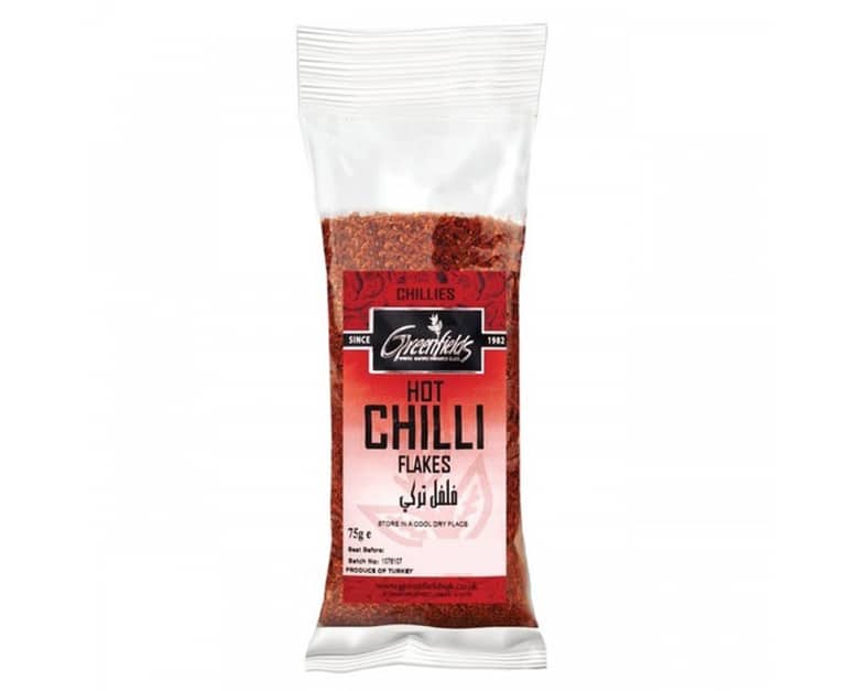 Greenfields Hot Chilli Flakes 75G